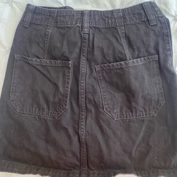 black jean skirt size 0 - Picture 2 of 3
